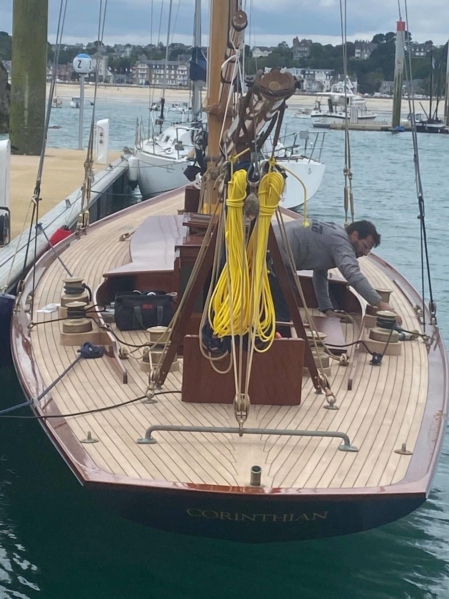 corinthian yacht club wooden boat show